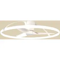 MANTRA Nepal Deckenventilator mit Beleuchtung-Weiß -Weiß-mit Tunable White (2700K - 5000K)