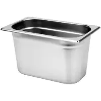 TRIZERATOP Gastronorm Behälter Edelstahl 1/4 150mm