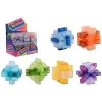 Johntoy 3D-Gehirnpuzzle in transparenter Farbe