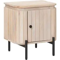 vidaXL Handgefertigter Nachttisch Weiß 40 x 30 x 45 cm 42020107