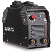 MECAFER Schweißgerät – – Inverter-MMA – 120 A – Kabelgebunden – Schwarz