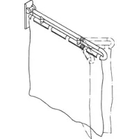 Hewi 801.52.10041 92 Duschspritzschutz Ser 801