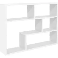 vidaXL Wandregal Wandhalterung Weiß 95 x 20 x 69,5 cm Holzwerkstoff