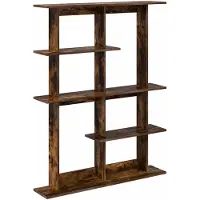 vidaXL Wandregal Raucheiche 102 x 20 x 130 cm Holzwerkstoff