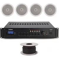 SubZero 6"-Zonen-Deckenlautsprechersystem (60 W/100 V)