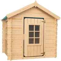 Timbela KINDERSPIELHAUS aus Holz - 111x113xH121 cm/0.9 m2 - M570Z-1