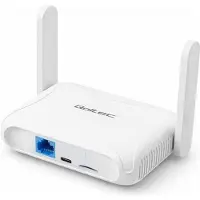 Qoltec 4G LTE WiFi 6 Router 2,4 GHz 300 Mbit/s 80x115x30 mm