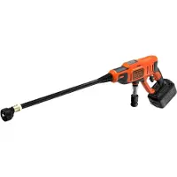 Black & Decker BCPC18D1-QW, Kompakt, Akku, 6 m, Hochdruck, Orange, 24 bar