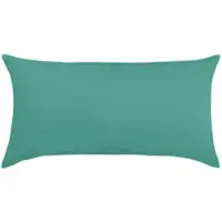 TRAUMSCHLAF Uni Mako-Satin Kissenbezüge 40x60 cm | mineralgrün - grün