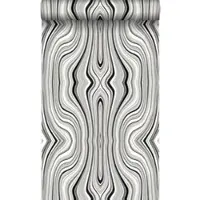 Origin Luxury Wallcoverings Tapete Grafische Linien Schwarz Und Weiß 53 Cm X 1005 Cm 347230