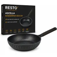 Resto Kitchenware Bratpfanne "Ascella, antihaftbeschichtet und spülmaschinenfest" Aluminiumguss 1 Stk. tlg. Induktion, für alle Herdarten geeignet