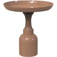 Vente-unique Beistelltisch Kyresa Braun Taupe 40 cm