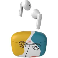 TNB T'nB - kabellose Bluetooth-Kopfhörer der exklusiven Kollektion, Semi-In-Ear-Form, lange Akkulaufzeit von bis zu 10 Stunden de Hördauer, integriertes Mikrofon - künstlerisches Design