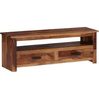 vidaXL TV-Schrank 118x30x40 cm Massivholz