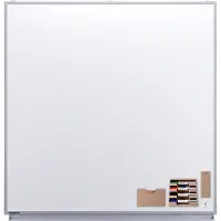 Legamaster Whiteboard PROFESSIONAL, Höhe 1200 mm, Breite 1200 mm, mit umfangreichem Zubehör