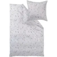 Curt Bauer Mako-Satin Bettwäsche Harmony seaside 155x220 cm + 80x80 cm - beige