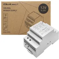 Qoltec Zasilacz na szynę DIN 60W 24V 2.5A Szary 50921