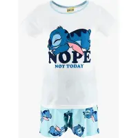 Disney Stitch Pyjama, Weiß, 116-122