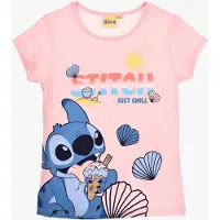 Disney Stitch T-Shirt, Hellrosa, 116-122