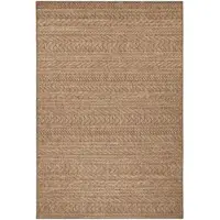 NYVI Teppich Forest - Wetterfest, Pflegeleicht, für Innen und Außen Größe:200x290 cm;Farbe:Beige Braun Granado