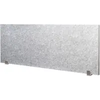 LAUTLOZ Schreibtisch-Set desktopz ?nie wieder bohren? Farbe: lichtgrau, Größe: 100x50x2,5cm