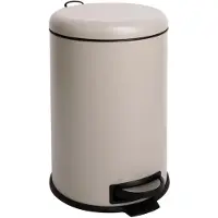 SVITA T20 Mülleimer Treteimer Abfalleimer 20l inkl. Inneneimer Pedal Taupe