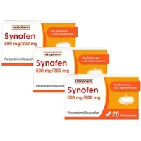 Ratiopharm Synofen – mit Ibuprofen und Paracetamol