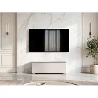 AX Living Barvo 100 cm TV Kommode Lowboard Beige Kaschmir stehend