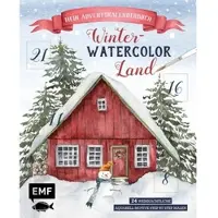 Sonstige Verlage Mein Adventskalender-Buch: Winter-Watercolor-Land