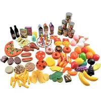 GA-Toys Play Food Birthday Party Set (130 pcs)