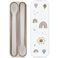 Mepal Sale - Summer Sale - Set Fütterlöffel Mio 2-teilig - Sunshine & Rainbow