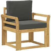 vidaXL 2 Stück Outdoor-Sofagarnitur Polyester Weiß und Anthrazit