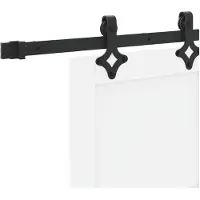 vidaXL Schiebetür ORKDAL Weiß 83 x 232 cm Massives Kiefernholz