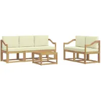 vidaXL Outdoor-Sofagarnitur 6 stk.