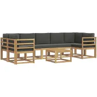 vidaXL Outdoor-Sofagarnitur 6 stk.