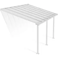 Canopia Aluminium Terrassenüberdachung Olympia Weiß 295x425x305 cm