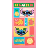 Disney Stitch Strandhandtuch, Rosa