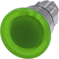 Siemens Frontelement für Not-Aus Ř22mm gn rnd 3SU1051-1BA40-0AA0