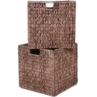 VIVANNO Regalkorb New Asia Sets 32 cm x 32 cm x 32 cm Braun