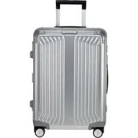 Samsonite Hartschalen-Trolley "LITE-BOX ALU" 40 l 4 Rollen aus Aluminium, mit voll gefüttertem Innenraum, mit Kantenschutz