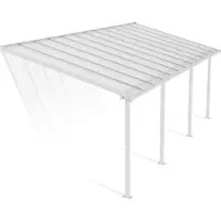 Canopia Aluminium Terrassenüberdachung Olympia Weiß 295x730x305 cm