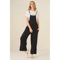 Big Dart Weit geschnittenes Jumpsuit mit quadratischem Kragen