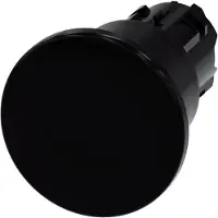 Siemens 3SU1000-1BA10-0AA0 Pilzdrucktaster, 22mm, rund, Kunststoff, schwarz 3SU10001BA100AA0