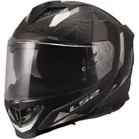 LS2 Helmets LS2 FF818 STORM III SPORTY Integralhelm M in grau/schwarz