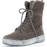 Gabor Velour Lammfell tartufo Stiefelette Braun : 36.5