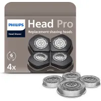 Philips HS740 Blade Refill HS740/15 Elektrische Ersatz-Scherköpfe, Scherkopf, 4 Kopf/Köpfe, Silber, Stahl, 6 Monat( e),