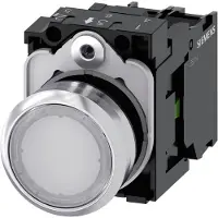 Siemens Drucktaster 1f ws rnd Ř22mm 1S 3SU1156-0AB60-1BA0