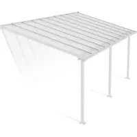 Canopia Aluminium Terrassenüberdachung Olympia Weiß 300x619x305 cm