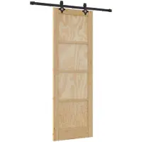 vidaXL Schiebetür ORKDAL Natur 73,5 x 211 cm Massives Kiefernholz