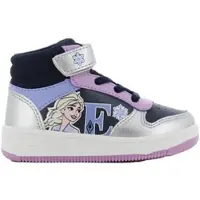 Disney Frozen Sneaker mit Frozen Anna und Elsa Motiv, in Silber | Gr.: 30